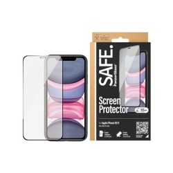 SAFE. by PanzerGlass - Ochrana obrazovky pro mobilní telefon - od hrany k hrane - sklo - barva rámu cerná - pro Apple iPhone