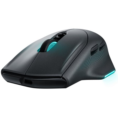 Dell Alienware 620M/Herní/Optická/Pro praváky/26 000 DPI/Drátová+bezdrátová/Černá