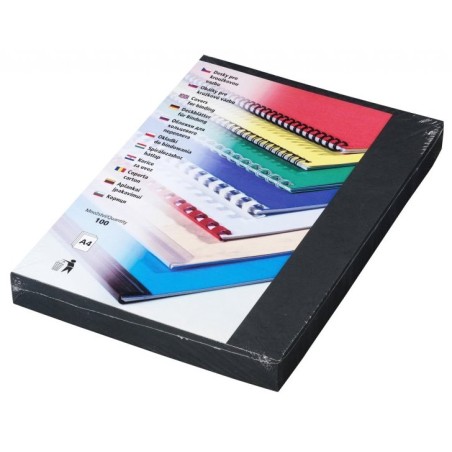 Kartonové desky Delta A4, 230g, černá