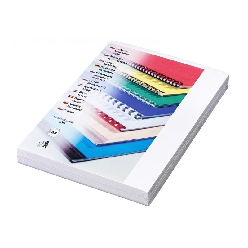 Kartonové desky Delta A4, 230g, bílá