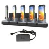 KIT: Charge-Only ShareCradle kit to charge up to five TC701 devices and five spare batteries. Includes power supply