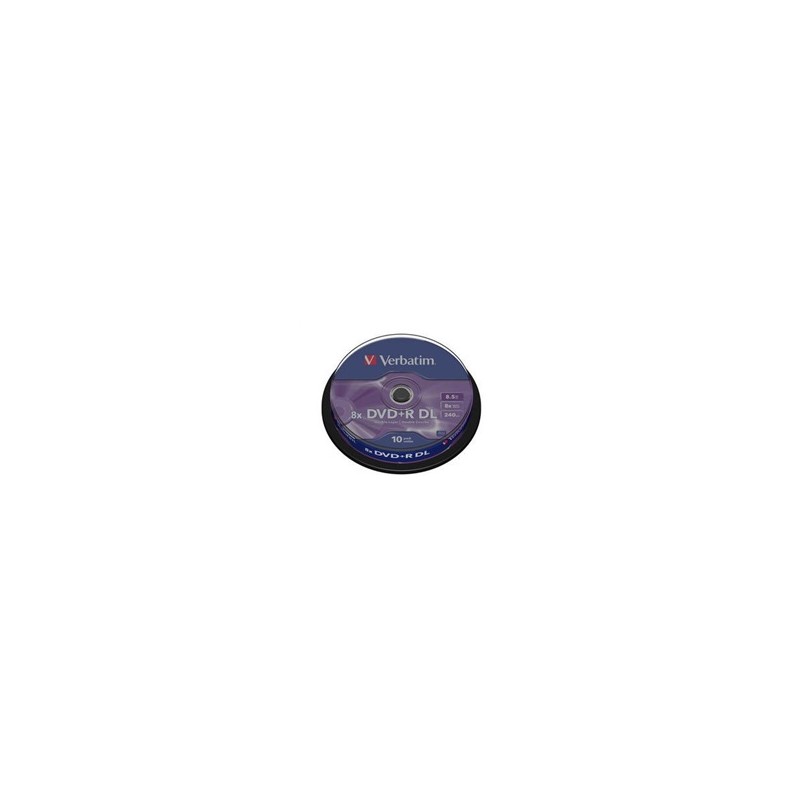 VERBATIM DVD+R(10-pack) Double layer/8x/8.5GB/spindle
