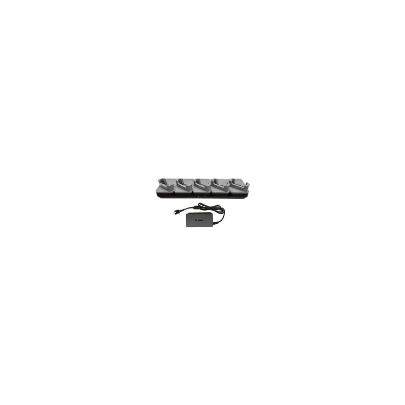 KIT: Ethernet ShareCradle kit to charge up to five TC501 devices WITHOUT exoskeletons. Includes power supply