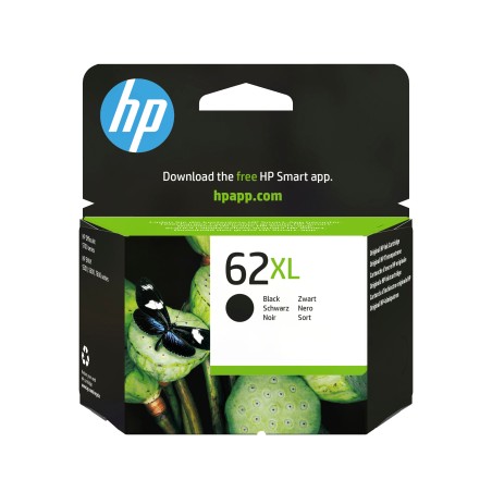 HP 62XL High Yield Black Original Ink Cartridge (600 pages)