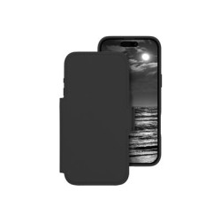 dbramante1928 Lynge - Pouzdro s klopou pro mobilní telefon - kompatibilita s MagSafe - půlnoční - pro Apple iPhone 17 Pro Max