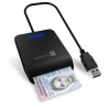 CONNECT IT USB čtečka eObčanek a čipových karet, ČERNÁ CFF3050BK