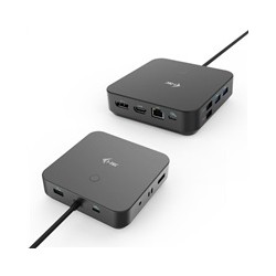 i-tec USB-C HDMI + Dual DP Docking Station + Power Delivery 100 W
