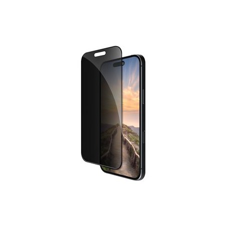 dbramante1928 - Ochrana obrazovky pro mobilní telefon - s bezpečnostním filtrem - barva rámu černá - pro Apple iPhone 17 Pro Max