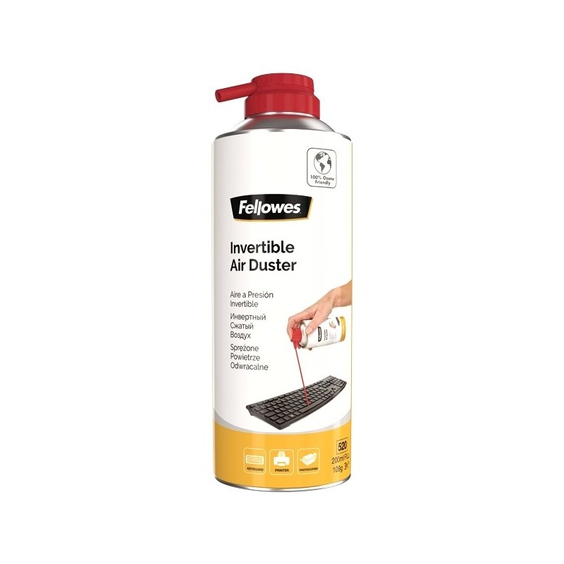 Stlačený vzduch Fellowes na čištění, použití v libovolné poloze 200 ml