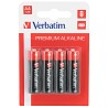 VERBATIM Alkalické baterie AA, 4 PACK , LR6