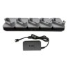 KIT: Ethernet ShareCradle kit to charge up to five TC501 devices WITH exoskeletons. Includes power supply (PWR-BGA12V150W1WW).
