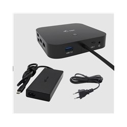 i-tec USB-C HDMI + Dual DP Docking Station + PD 100 W + Universal Charger 112 W