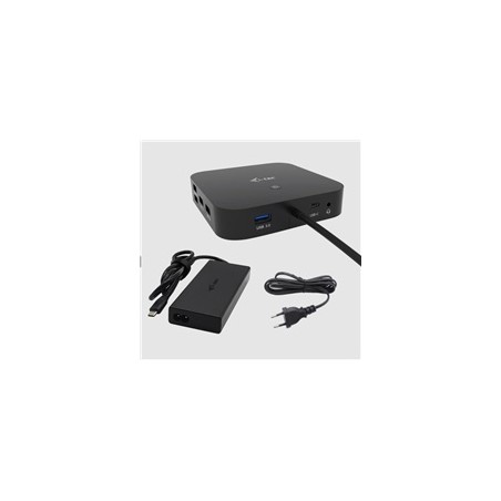 i-tec USB-C HDMI + Dual DP Docking Station + PD 100 W + Universal Charger 112 W
