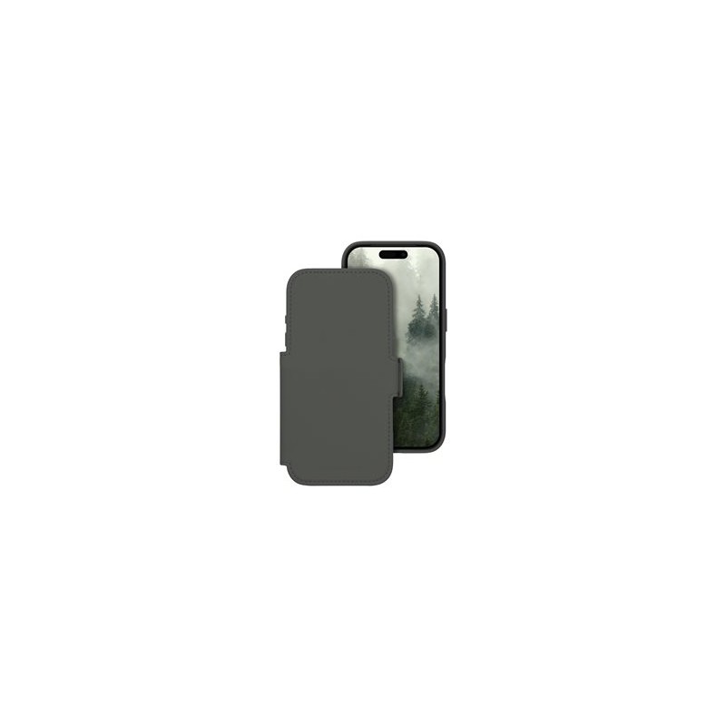 dbramante1928 Lynge - Pouzdro s klopou pro mobilní telefon - kompatibilita s MagSafe - lesní stín - pro Apple iPhone 17 Pro