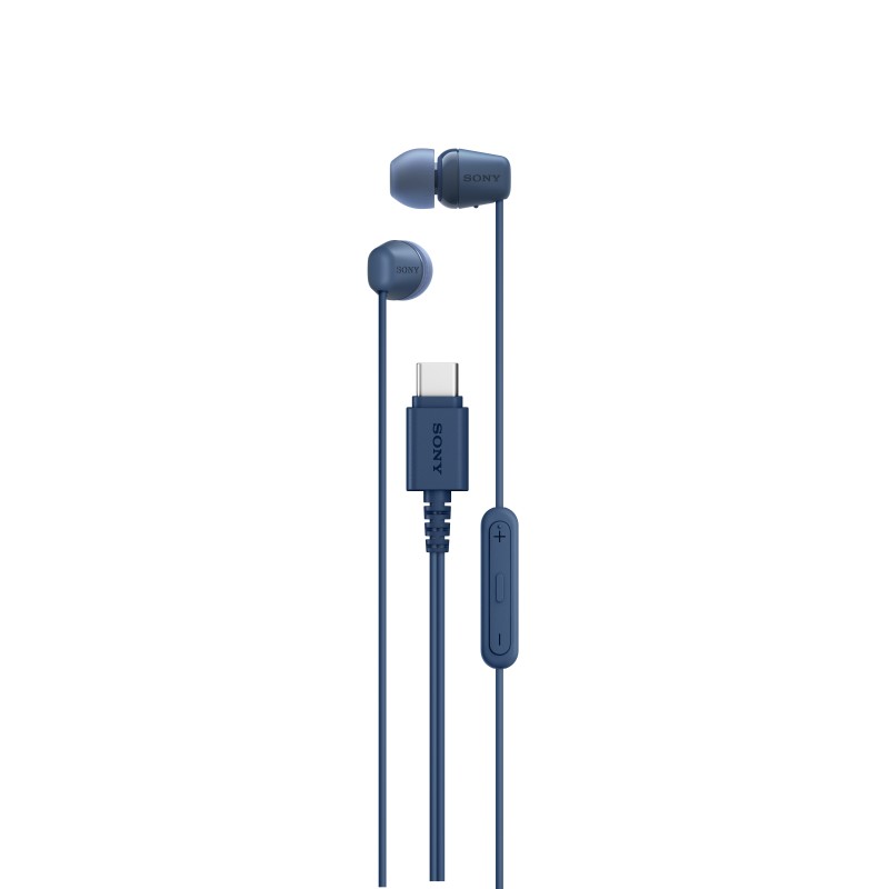 Sony IER-EX15C - Sluchátka do uší - modrá, USB-C