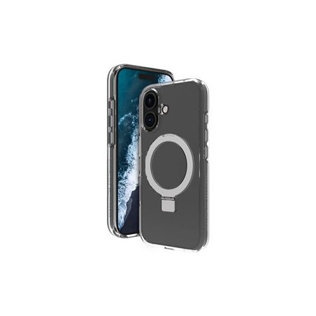 dbramante1928 Iceland Ultra - Zadní kryt pro mobilní telefon - stojan - kompatibilita s MagSafe - D3O, plast - průsvitná - pro