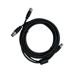 Zebra M12 A-Coded (2X Male) TO M12 A-Coded Female GPIO Accessory Cable, M12 GPIO Power Input, 5 Meter