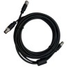 Zebra M12 A-Coded (2X Male) TO M12 A-Coded Female GPIO Accessory Cable, M12 GPIO Power Input, 5 Meter