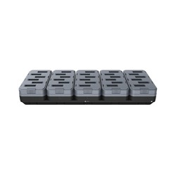 WS101 30-Slot Spare Battery Charger, Allows Charging of 30 Spare Batteries.