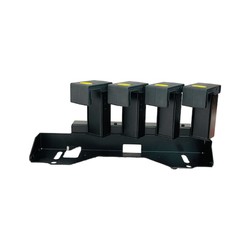 Cradle Locking Solution - Mechanical locking mechanism for TC51-52 4 slot charging cradles with battery toaster.