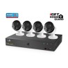 iGET HGNVK85304 - Kamerový PoE FullHD set, 8CH NVR + 4x IP 1080p kamera, SMART detekce, W/M/Andr/iOS