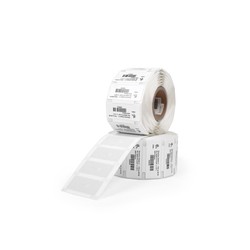 Label, Synthetic, 3.9375x0.5156in (100x13mm) TT, RFID Polyester with Foam, Coated, High Performance Acrylic Adhesive, 3in