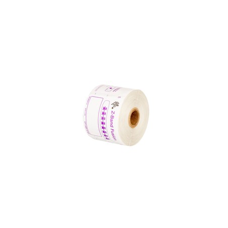 Wristband, PolyPro/PET, 3 x 11in (76x279mm) DT, Z-Band Fusion, Adhesive Closure, Pediatric w/ Label, 200/roll, 5 rolls/case