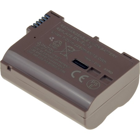 Baterie T6 Power Nikon EN-EL15, EN-EL15a, EN-EL15e, EN-EL15b, 1400mAh, 9,8Wh