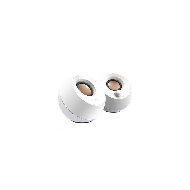 Creative repro Pebble - mobilní reproduktor - bílý
