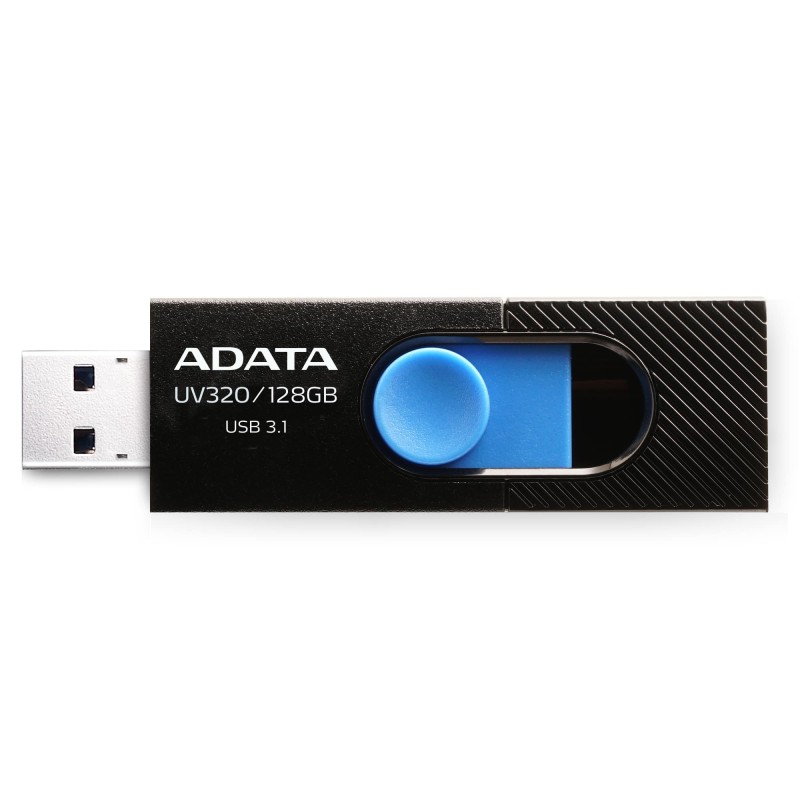 ADATA Flash Disk 128GB UV320, USB 3.1 Dash Drive, černá/modrá