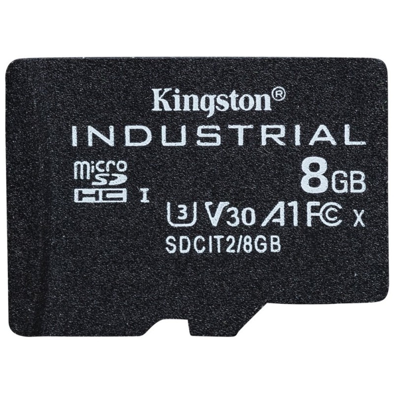 Kingston MicroSDHC karta 8GB Industrial C10 A1 pSLC Card Single Pack