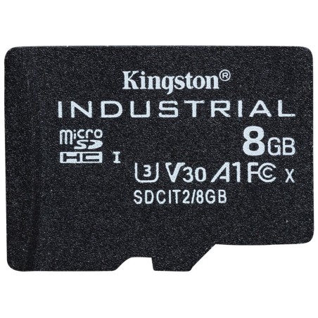 Kingston MicroSDHC karta 8GB Industrial C10 A1 pSLC Card Single Pack
