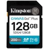 Kingston SDXC karta 128GB Canvas Go! Plus, R:200/W:160MB/s, Class 10, UHS-I, U3, V30