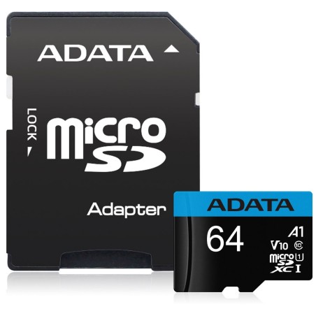 ADATA MicroSDXC karta 64GB Premier UHS-I Class 10 + SD adaptér