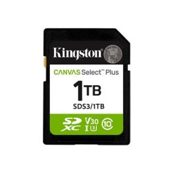 Kingston SDXC karta 1TB Canvas Select Plus, U1, V10, A1