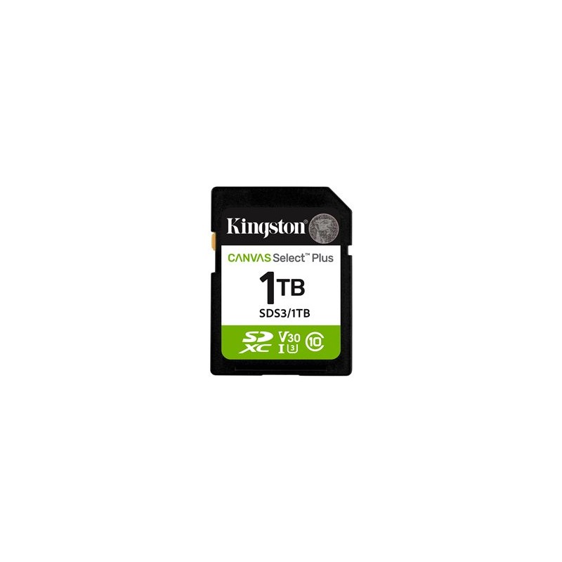 Kingston SDXC karta 1TB Canvas Select Plus, U1, V10, A1