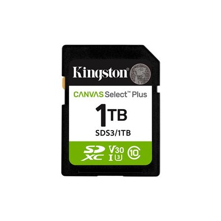 Kingston SDXC karta 1TB Canvas Select Plus, U1, V10, A1