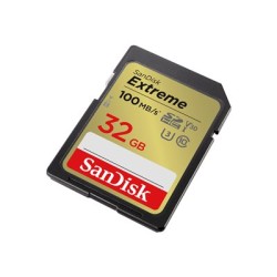 SanDisk SDHC karta 32GB Extreme (100 MB/s Class 10, UHS-I U3 V30)