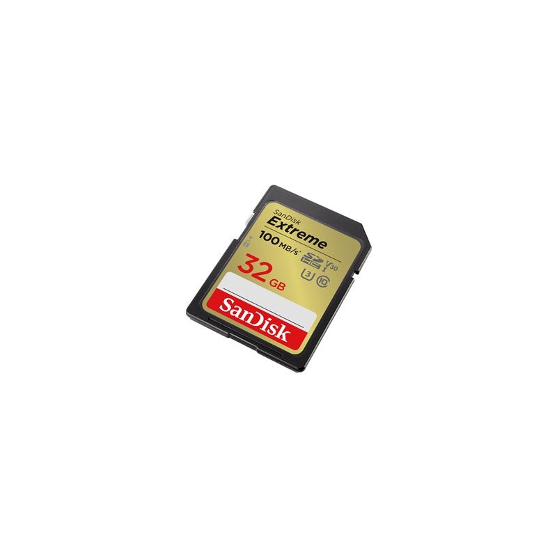 SanDisk SDHC karta 32GB Extreme (100 MB/s Class 10, UHS-I U3 V30)