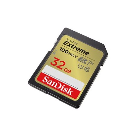 SanDisk SDHC karta 32GB Extreme (100 MB/s Class 10, UHS-I U3 V30)