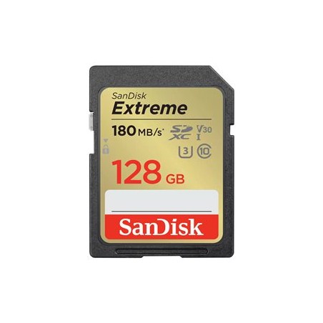 SanDisk SDXC karta 128GB Extreme PLUS (190 MB/s Class 10, UHS-I U3 V30)