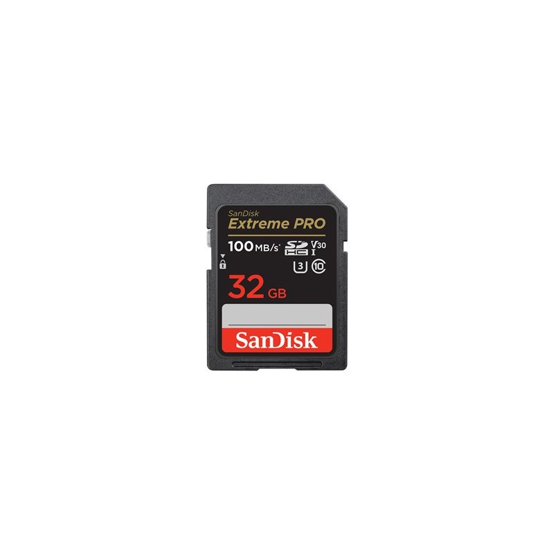 SanDisk SDHC karta 32GB Extreme PRO (100 MB/s Class 10, UHS-I U3 V30)