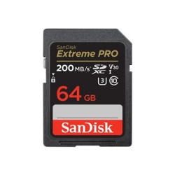 SanDisk SDXC karta 64GB Extreme PRO (200 MB/s Class 10, UHS-I U3 V30)