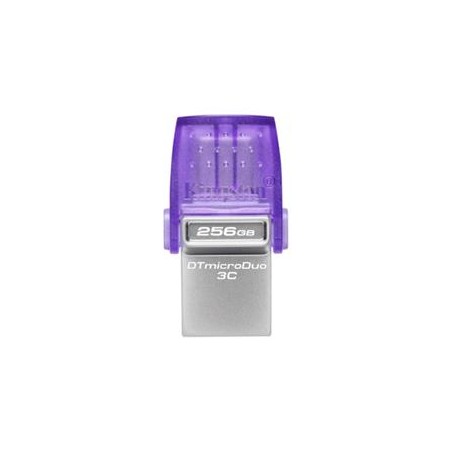 Kingston Flash Disk 256GB DataTraveler microDuo 3C 200MB/s dual USB-A + USB-C