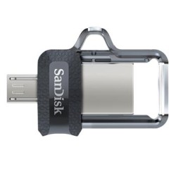 SanDisk Flash Disk 128GB Dual USB Drive m3.0 Ultra, OTG