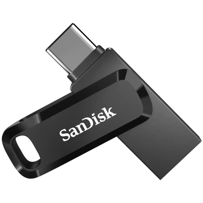 SanDisk Flash Disk 256GB Ultra Dual Drive Go, USB-C 3.2, Černá