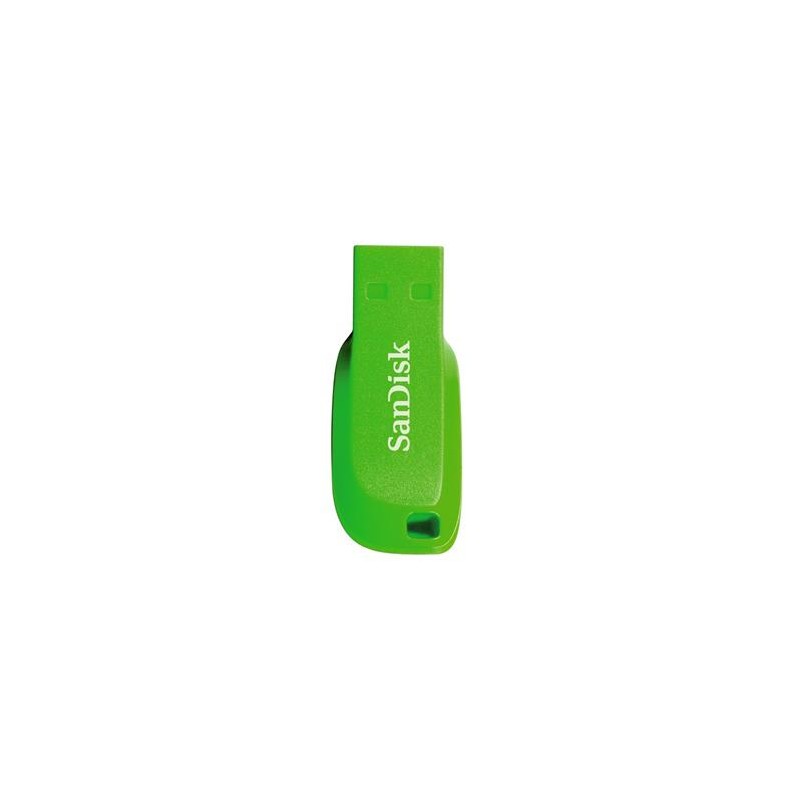 SanDisk Flash Disk 16GB Cruzer Blade, USB 2.0, zelená