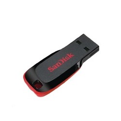 SanDisk Flash Disk 64GB Cruzer Blade, USB 2.0, černá