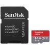 SanDisk MicroSDXC karta 64GB Ultra (140 MB/s, A1 Class 10 UHS-I) + adaptér