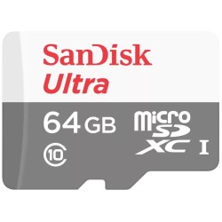 Sandisk MicroSDXC karta 64GB Ultra (80MB/s, Class 10 UHS-I, Android)